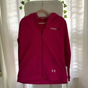 Kids pink zip up hoodie